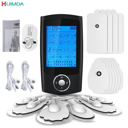 16-Mode EMS TENS Muscle Stimulator & Digital Body Massager