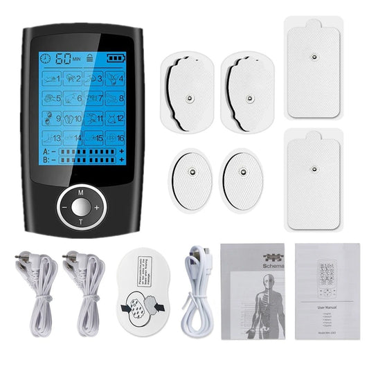 16-Mode EMS TENS Muscle Stimulator & Digital Body Massager