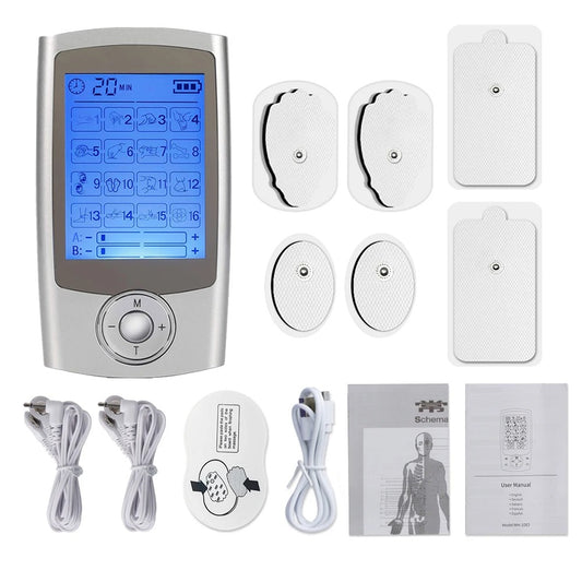 16-Mode EMS TENS Muscle Stimulator & Digital Body Massager