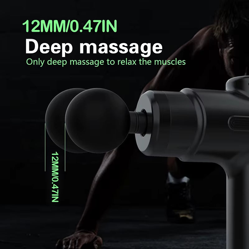 Electric Massage Gun - Quiet Muscle Relaxer for Body & Neck